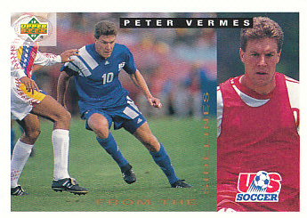 Peter Vermes USA Upper Deck World Cup 1994 Preview Eng/Spa From The Sideline #165